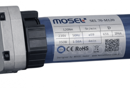 Mosel Sel 70 M 120 NM Red&uuml;kt&ouml;rl&uuml; Kepenk Motoru